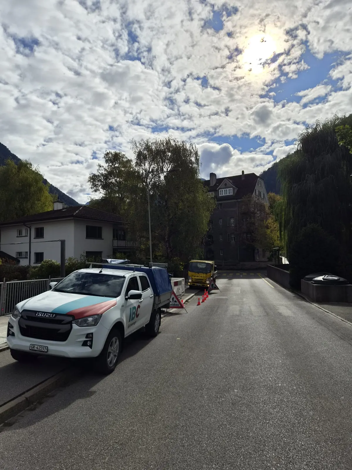 Baustelle im Strassenraum